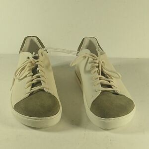 New,Birkenstock Men Size 11 Cream and Tan Lace-Up Sneakers.